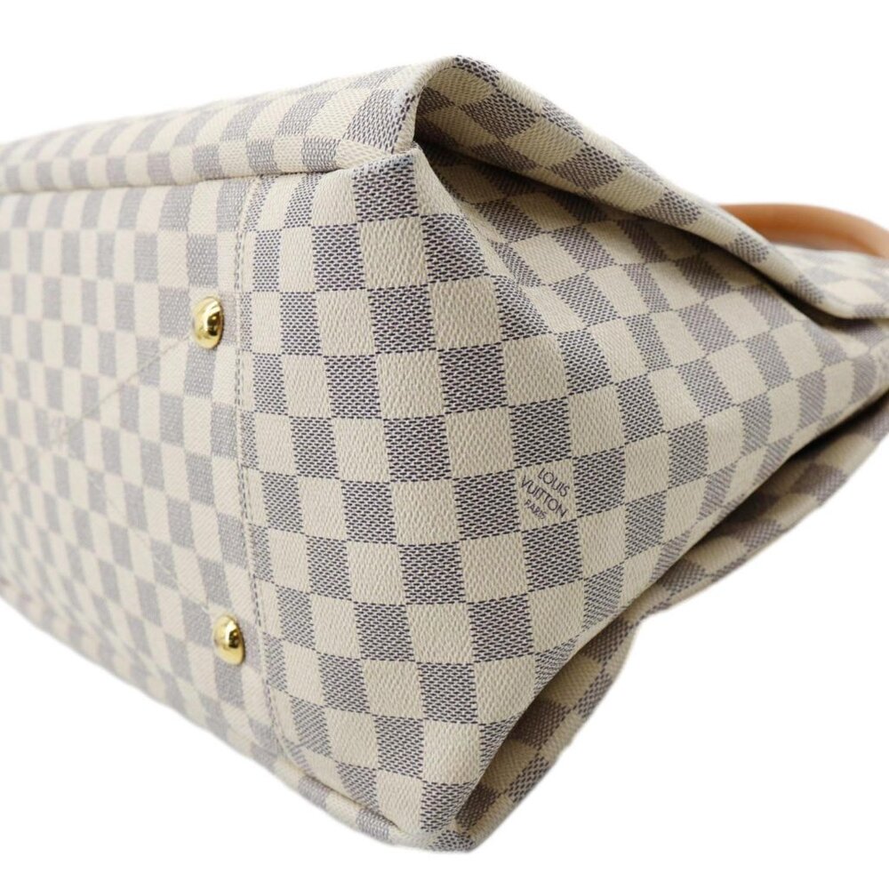 Louis Vuitton Artsy MM Damier Azur Hobo Bag White - Picture 6 of 13